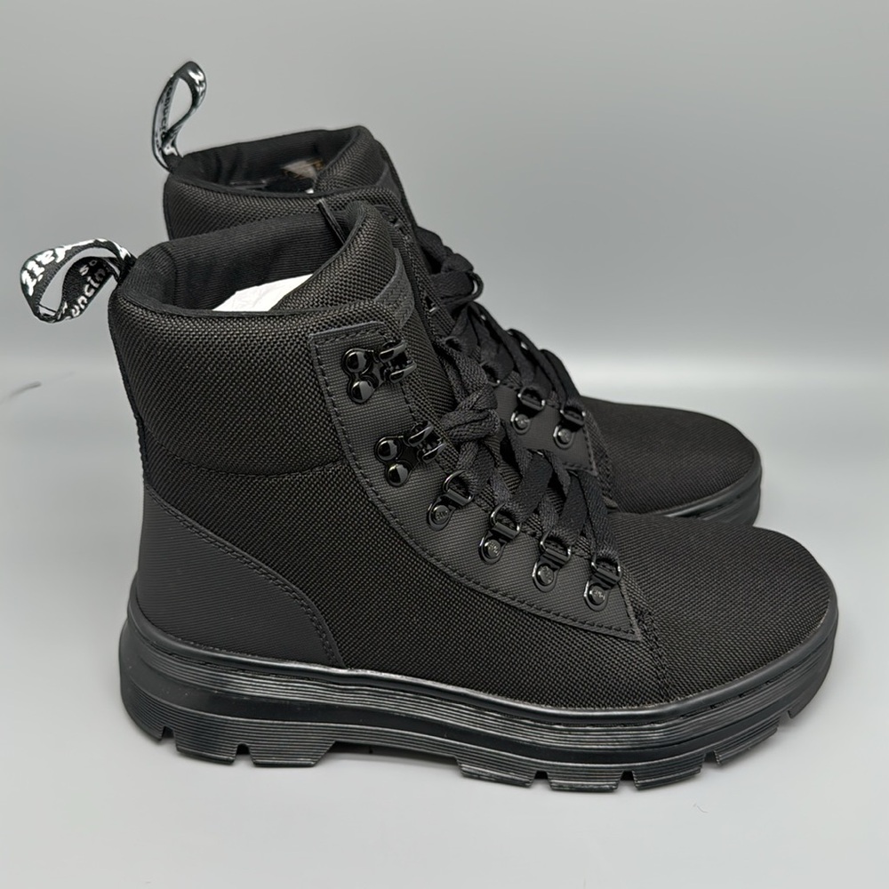 Dr. Martens Combs Poly Casual Boots in‎ Black Combs 25110033 Women's Sz 8 NWT
